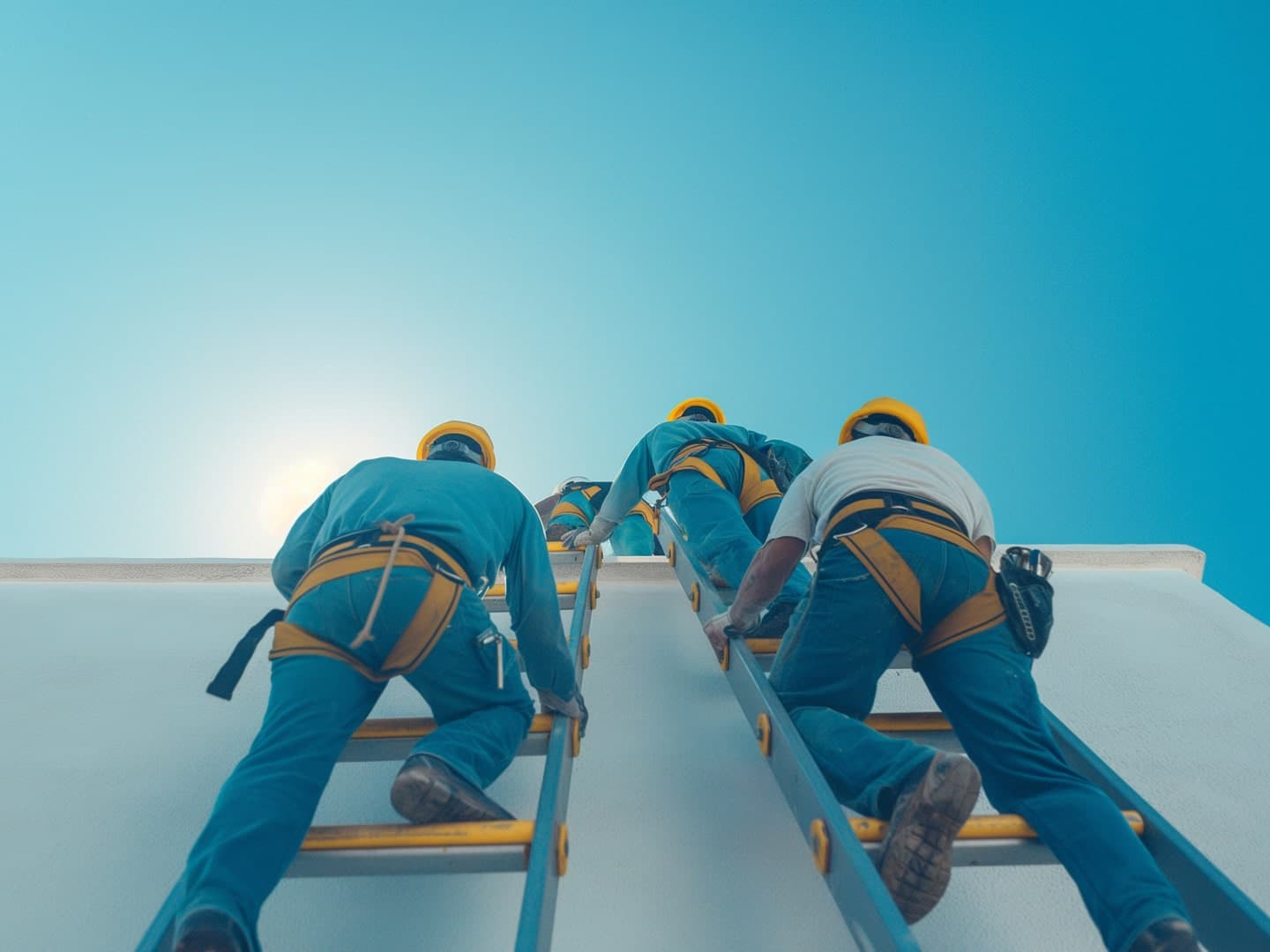 Personal de FCM en obra